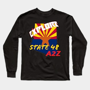 Explore State 48 A2Z Long Sleeve T-Shirt